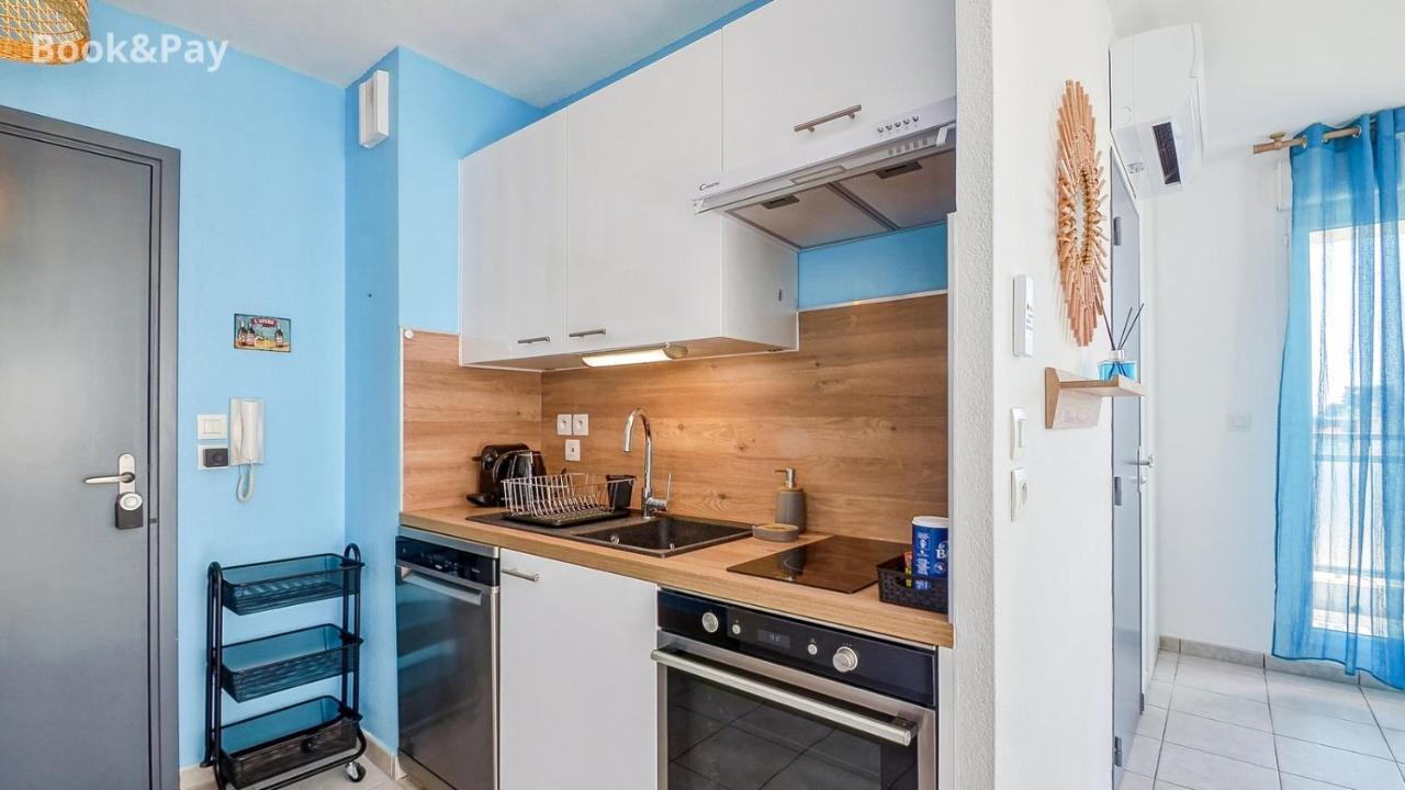 Les Alouettes Studio Avec Terrasse, Garage Et Piscine La Ciotat Bagian luar foto