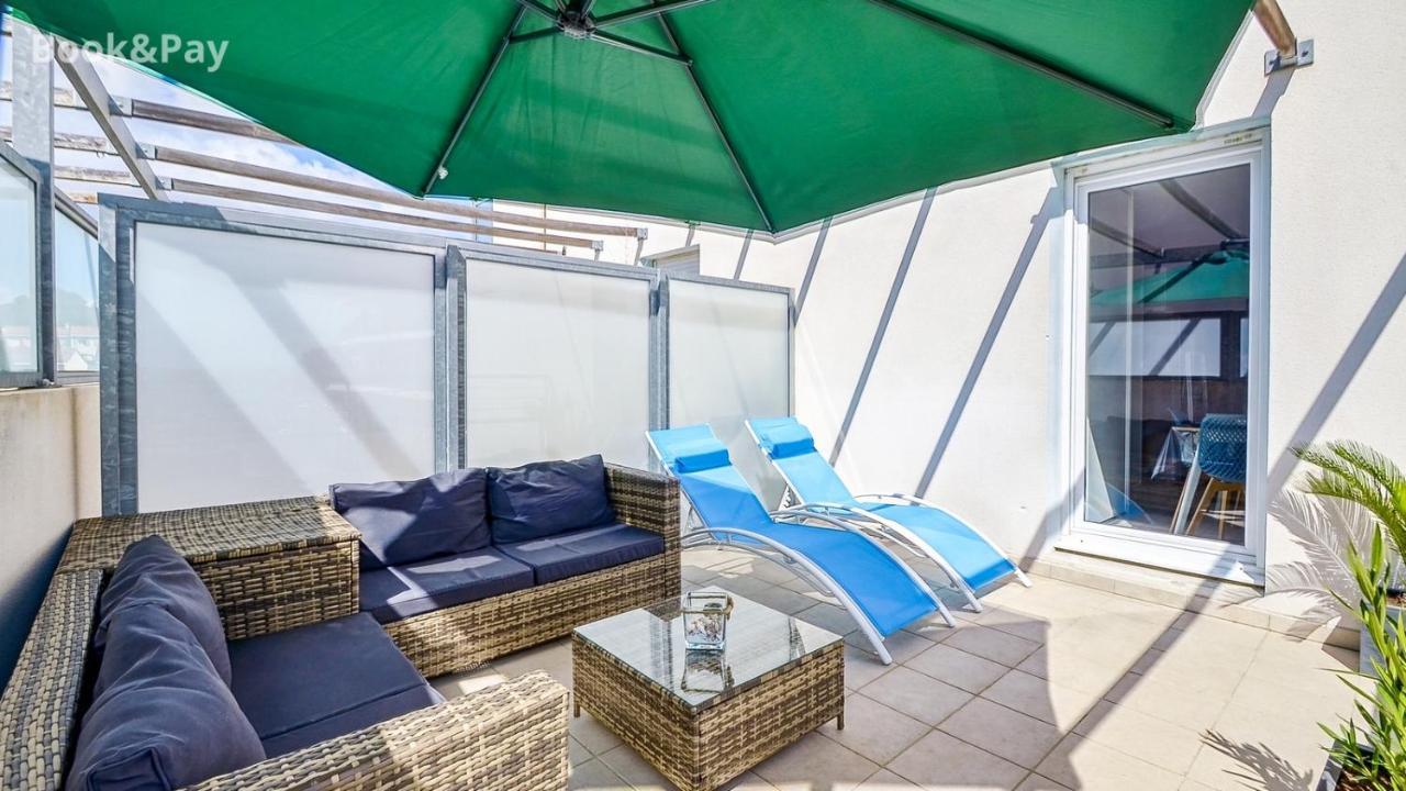 Les Alouettes Studio Avec Terrasse, Garage Et Piscine La Ciotat Bagian luar foto