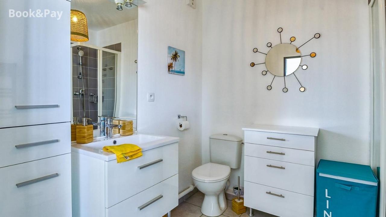 Les Alouettes Studio Avec Terrasse, Garage Et Piscine La Ciotat Bagian luar foto