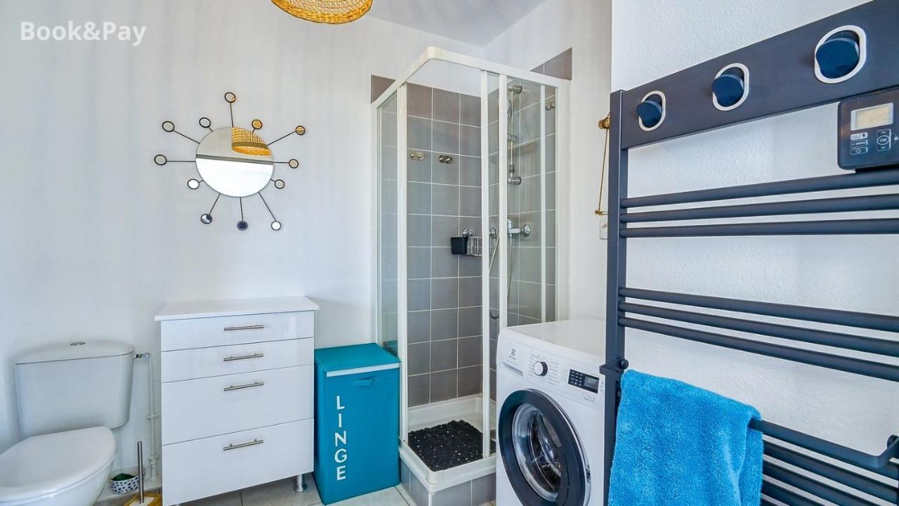 Les Alouettes Studio Avec Terrasse, Garage Et Piscine La Ciotat Bagian luar foto