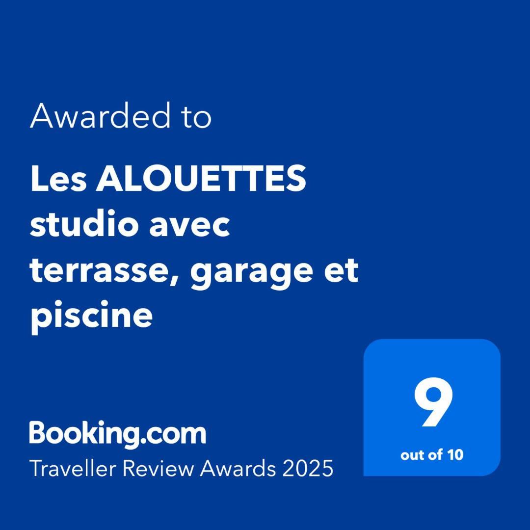 Les Alouettes Studio Avec Terrasse, Garage Et Piscine La Ciotat Bagian luar foto